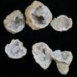Small, Sparkling Quartz Geodes From Morocco - Photo 2